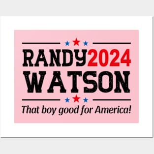 RANDY WATSON 2024 ELECTION Posters and Art